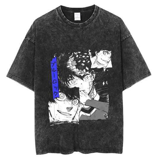 ISAGI YOICHI PUZZLE VINTAGE TEE