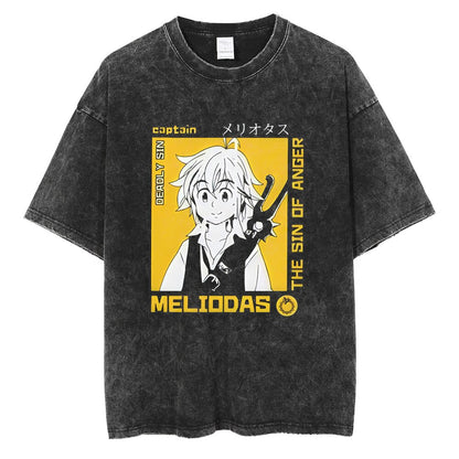 MELODIAS SEVEN DEADLY SINS VINTAGE TEE