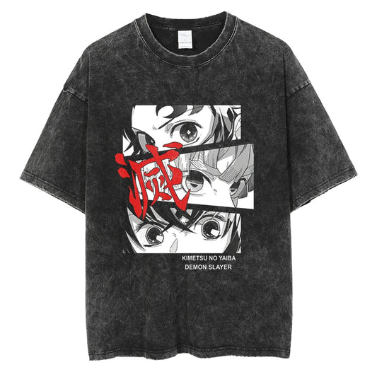 TANJIRO X ZENITZU X INOSUKE VINTAGE TEE