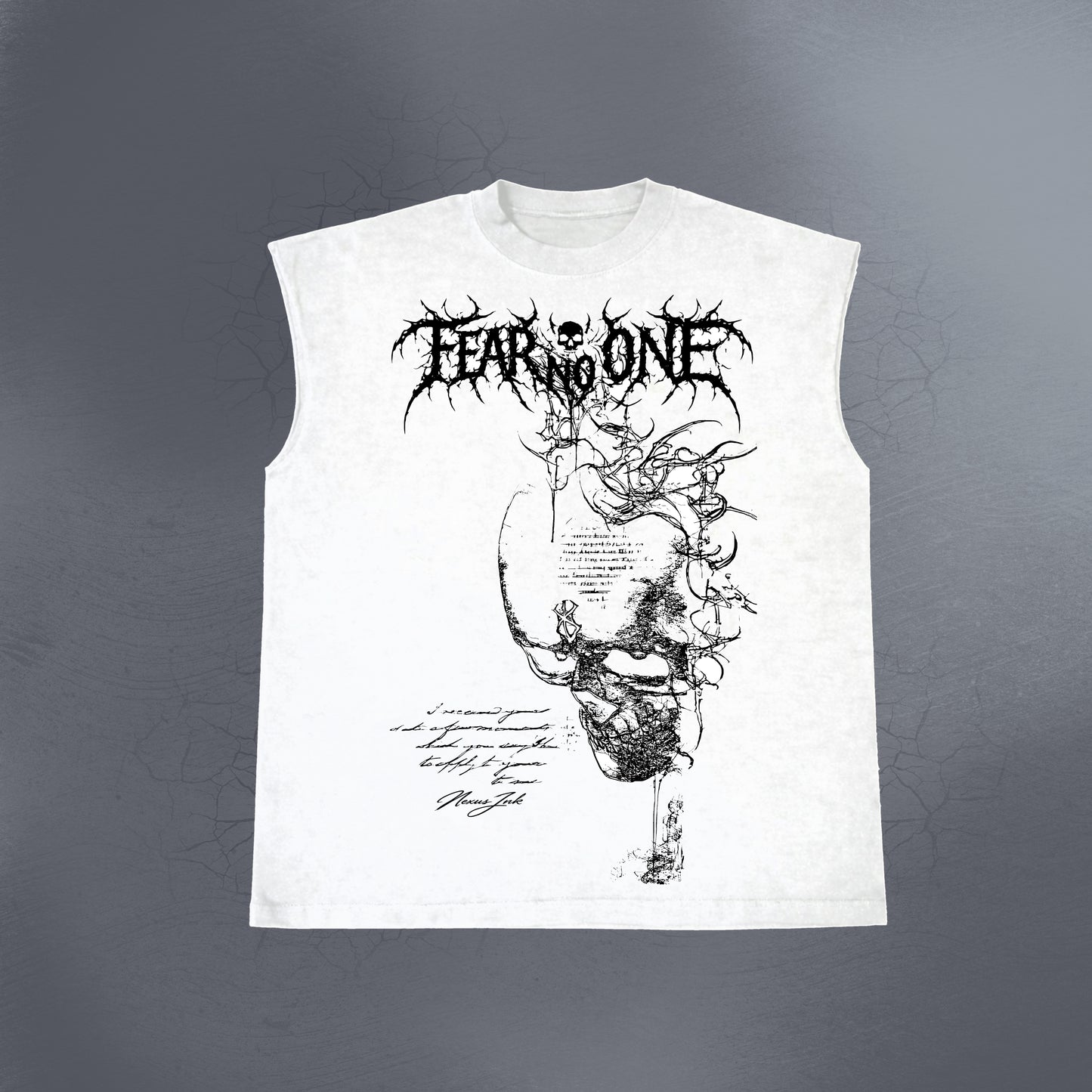 FEAR NO ONE WHITE CUTOFF